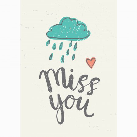 Collega Miss you - rain & heart