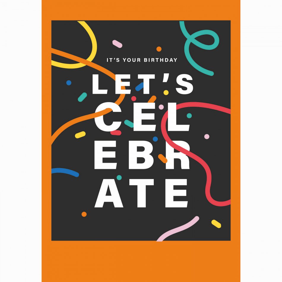 Verjaardag Let's Celebrate