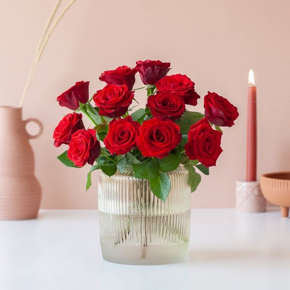 Brievenbus Rode Rozen 