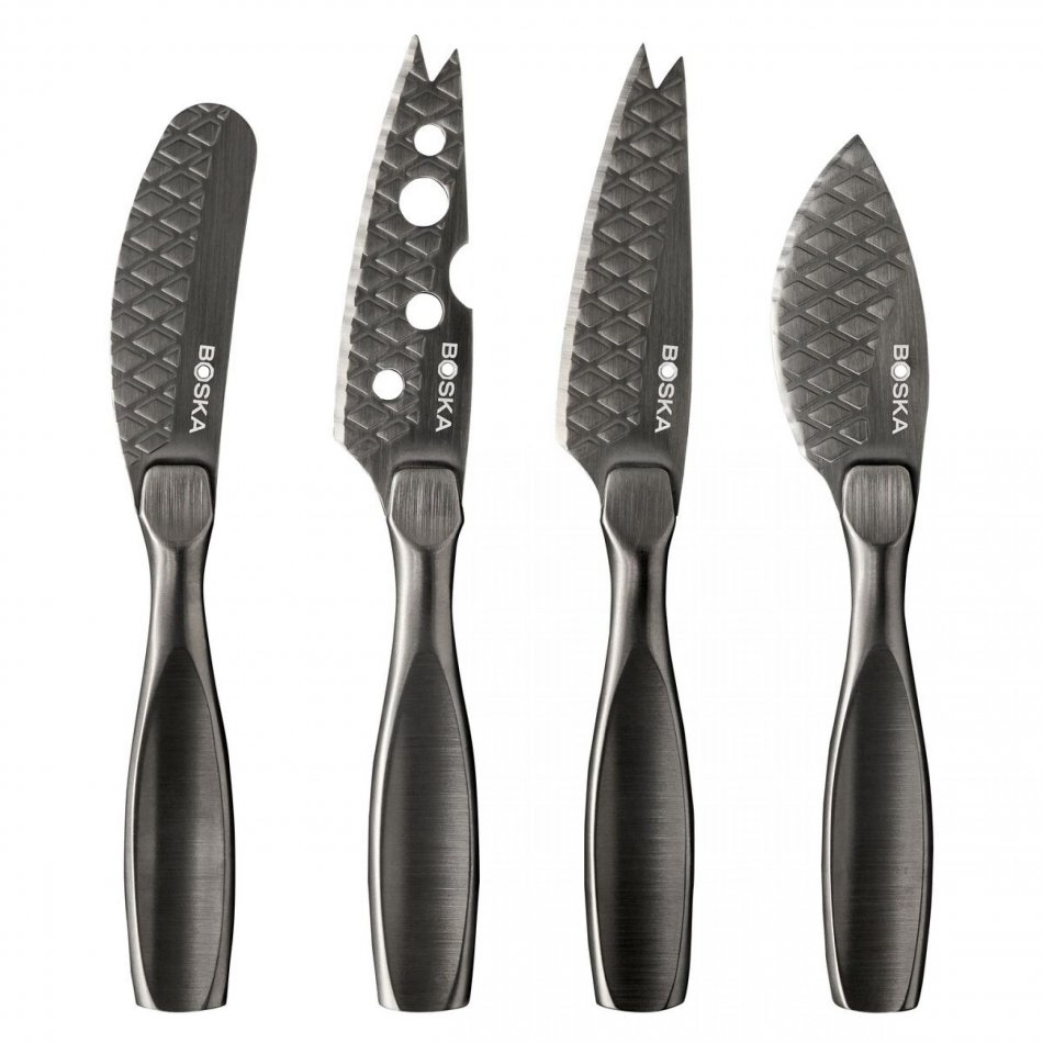 Cheese Knife Set Small Monaco+ Black