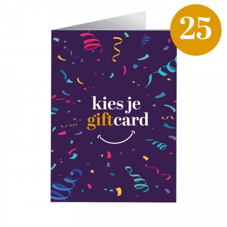 Kies je Giftcard 25 euro