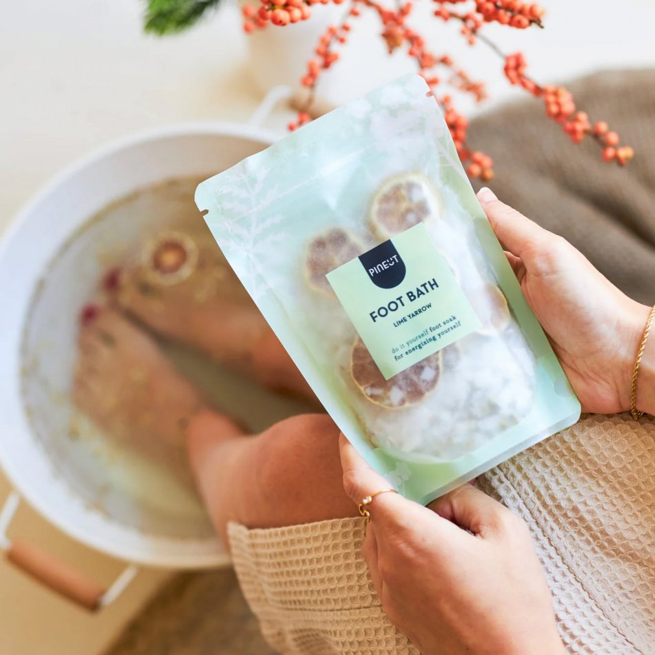 Pineut Voetjes omhoog - voetenbadje